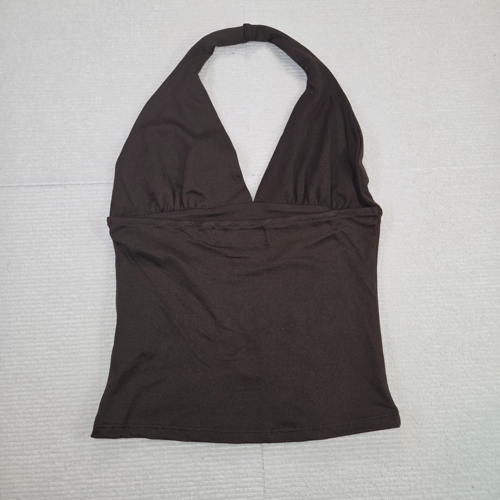 Womens Small J for Justify Brown Halter Top